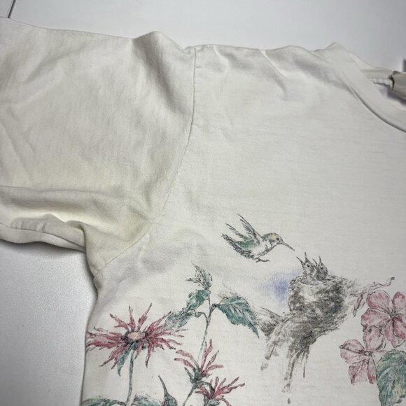 Vintage Northern Reflections T Shirt Medium 21.5x25 Humming Bird Nature 90s Y2K - Picture 5 of 13